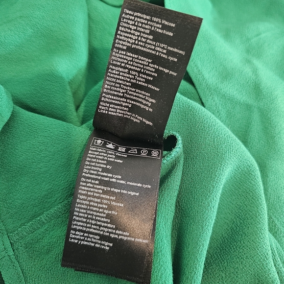 Ba&sh Fiam Mini Dress In Vert - Picture 8 of 9